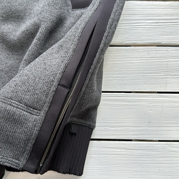 Lululemon Both Ways Bomber Heathered Black/Black size 6 - Picture 7 of 13